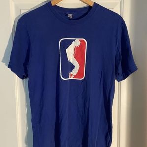 Michael Jackson basketball NBA parody t-shirt